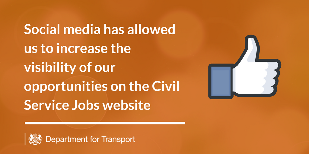 DfT Careers tweet media