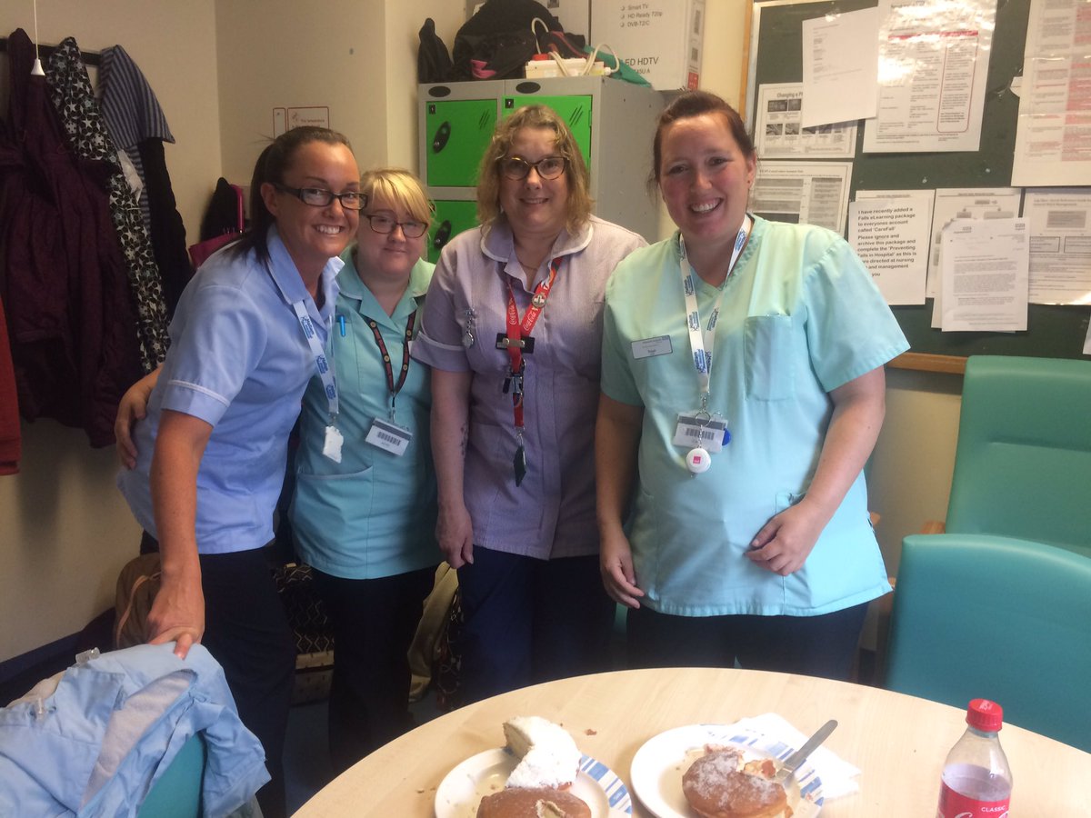 My first Tea with Matron #greatteam @PHNT_NHS