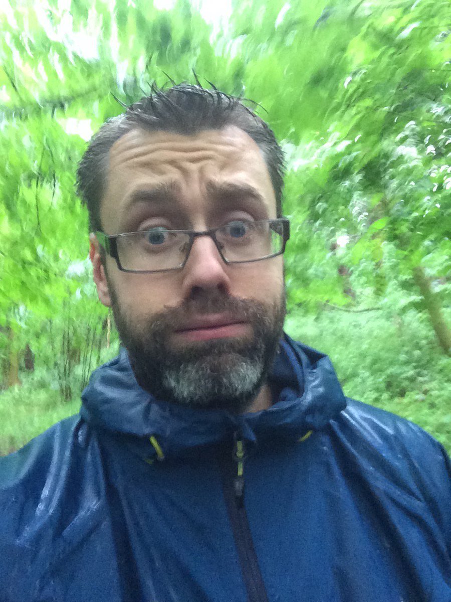 Getting a little wet and lost in the woods ;-) No problem for our llittle explorers - full on phyical session of giant puddles and mud.