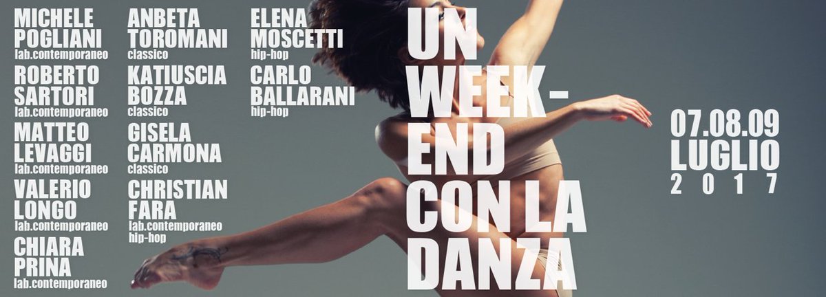 KAOSBdF's tweet image. "UN WEEKEND CON LA DANZA" 7/8/9 luglio ballettodifirenze.it/stage#uwcld - #unweekendconladanza2017 #stagedidanza #kaosballettodifirenze #danza #dance