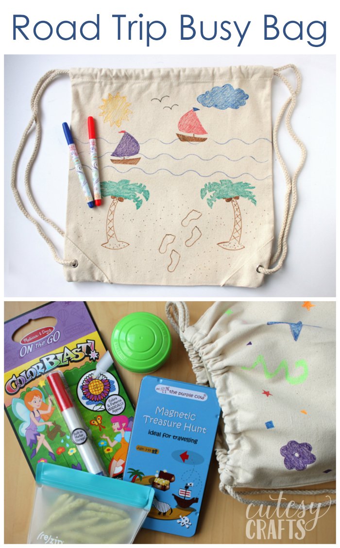 #AD This road trip busy bag from <a href="/cutesycrafts/">Jessica</a> is a great idea! ow.ly/9SbL30cSsiN <a href="/worldmarket/">World Market</a> #worldmarkettribe