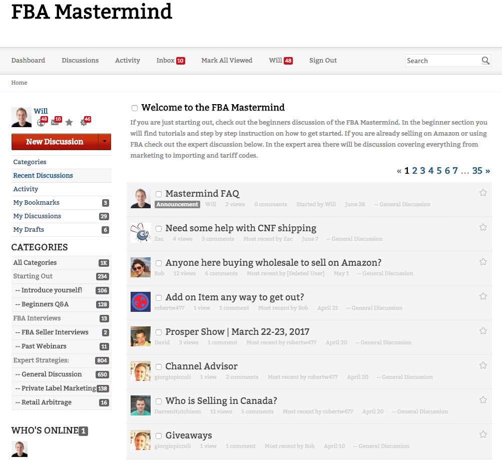 FBAMastermind's tweet image. The fbamastermind.com is back! Sign up if want a community to talk about Amazon. It's open to Amazon Sellers and professionals