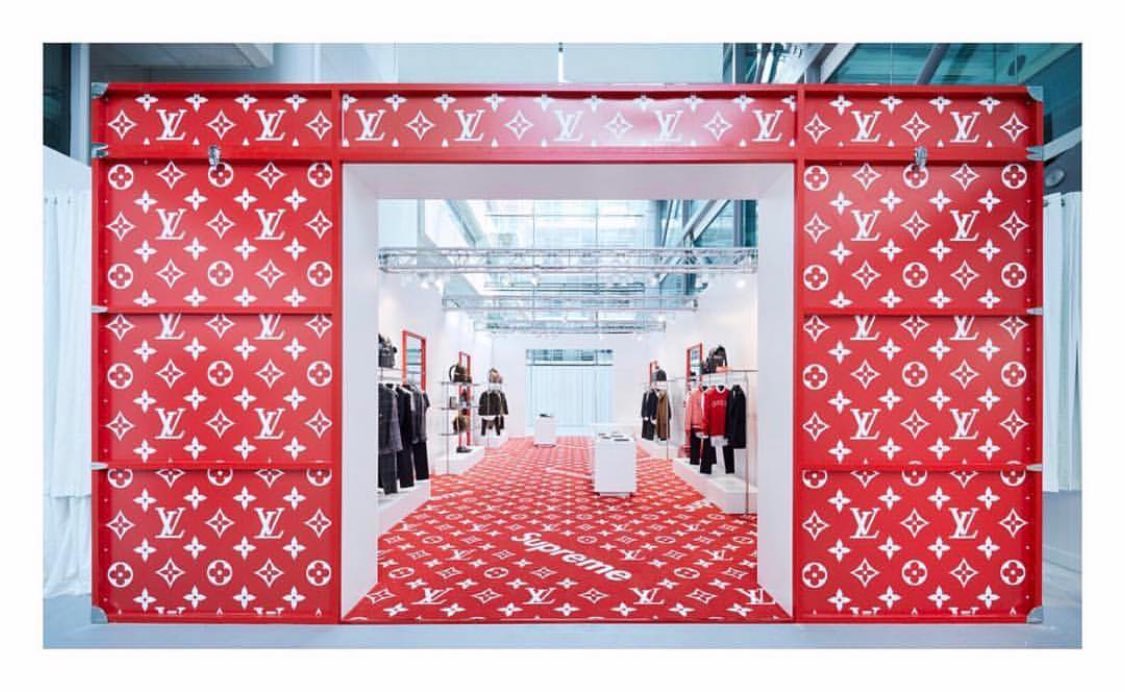 MRBLD on X: Louis Vuitton/Supreme London Pop-Up Store