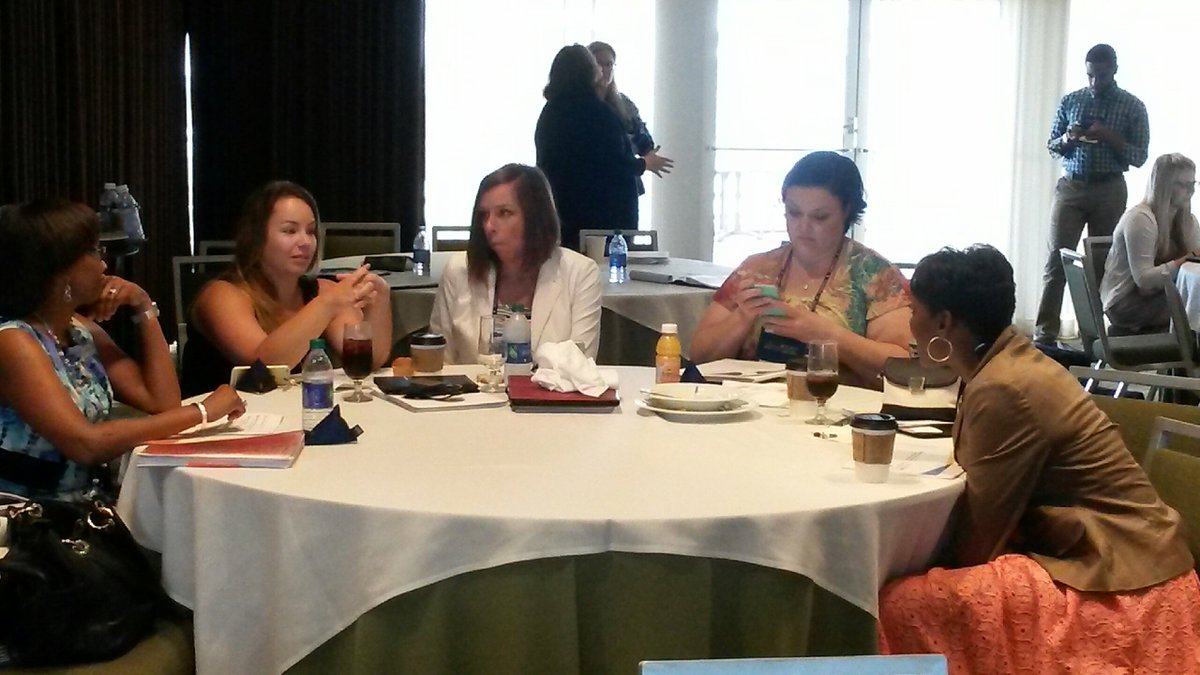 Even during breaks at the CPCU Regional Meeting, discussions were intense and ideas were flowing!  Great to see y'all there! #cpcu17