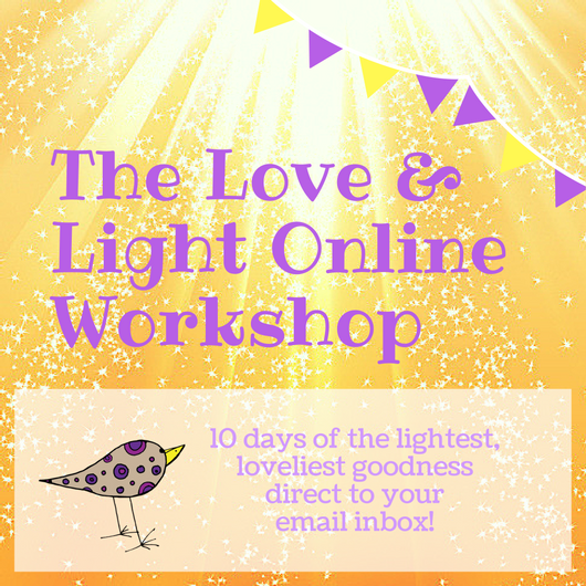 The pages of The Little Book of Love &amp; Light have come to life in an online workshop! Find out more: angelsbynatalia.bigcartel.com/product/the-lo… #loveandlight