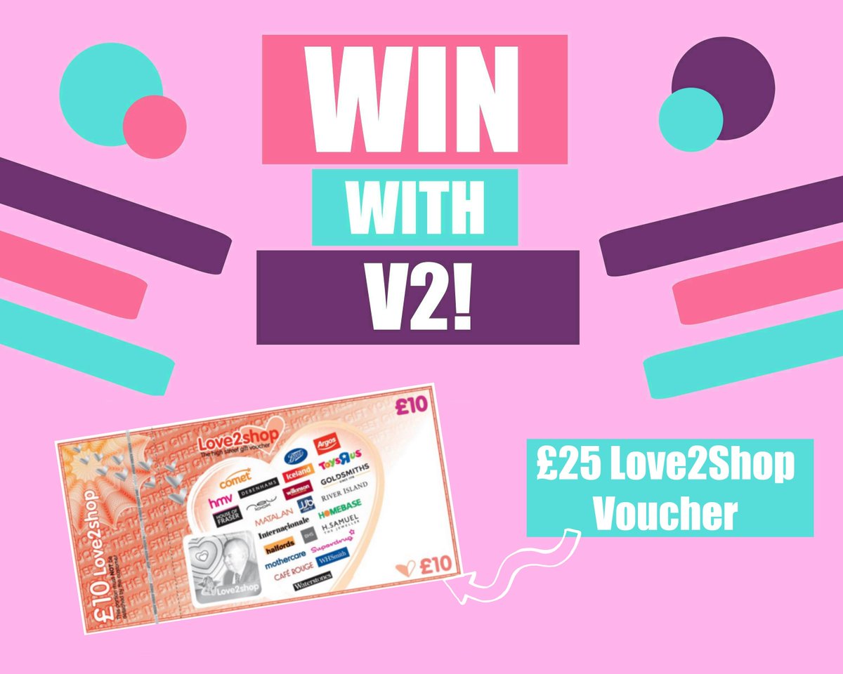 V2CigsUK's tweet photo. We’re giving away a £25 Love2Shop voucher to one lucky winner. To enter just follow + RT. Good luck! #Win #Giveaway #FreebieFriday https://t.co/DvUzanybZT