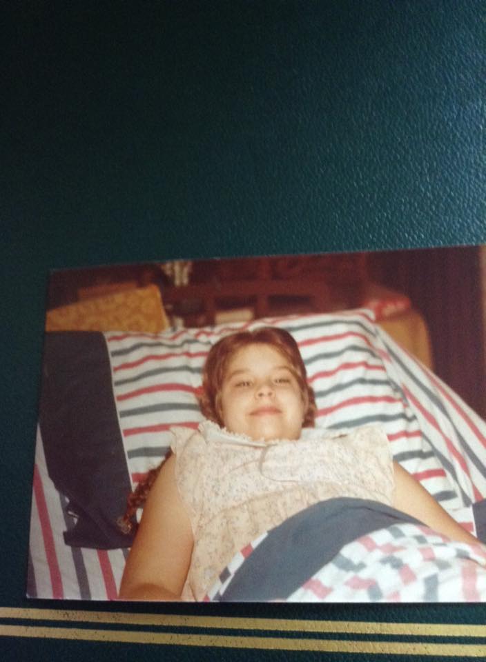 #FlashbackFriday Me, the 1st w/ my horrible heavy braces on, the 2nd of me in a hospital bed, 2 mos. in a body cast. <a href="/allison_of_troy/">Allison Troy</a>