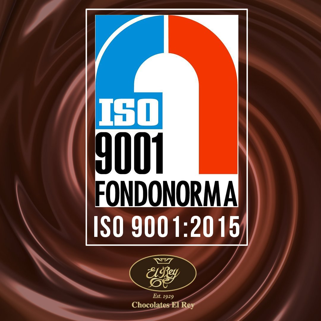 elreychocolates's tweet photo. Este Año 2017 fuimos una vez más certificados por @FONDONORMA con la ISO 9001:2015 al actualizar su sistema de gestión de la calidad. https://t.co/QKu0u6rfbH