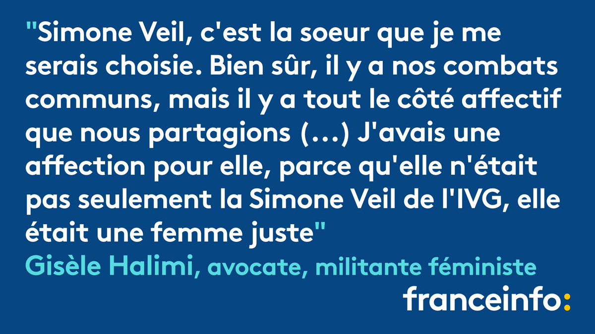 Téléchargement gratuit Images Franceinfo On Twitter Simoneveil Son Amie Gisele Halimi Pleure actualisé salutations