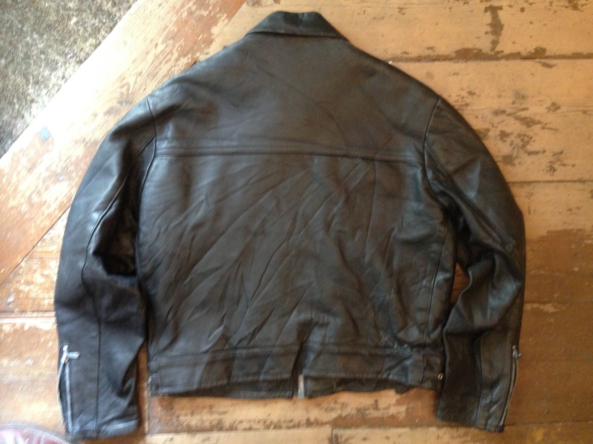 BreuerDawson's tweet photo. 1960'S MASCOT LEATHER JACKET. B&amp;D https://t.co/BUb8vFfzZj