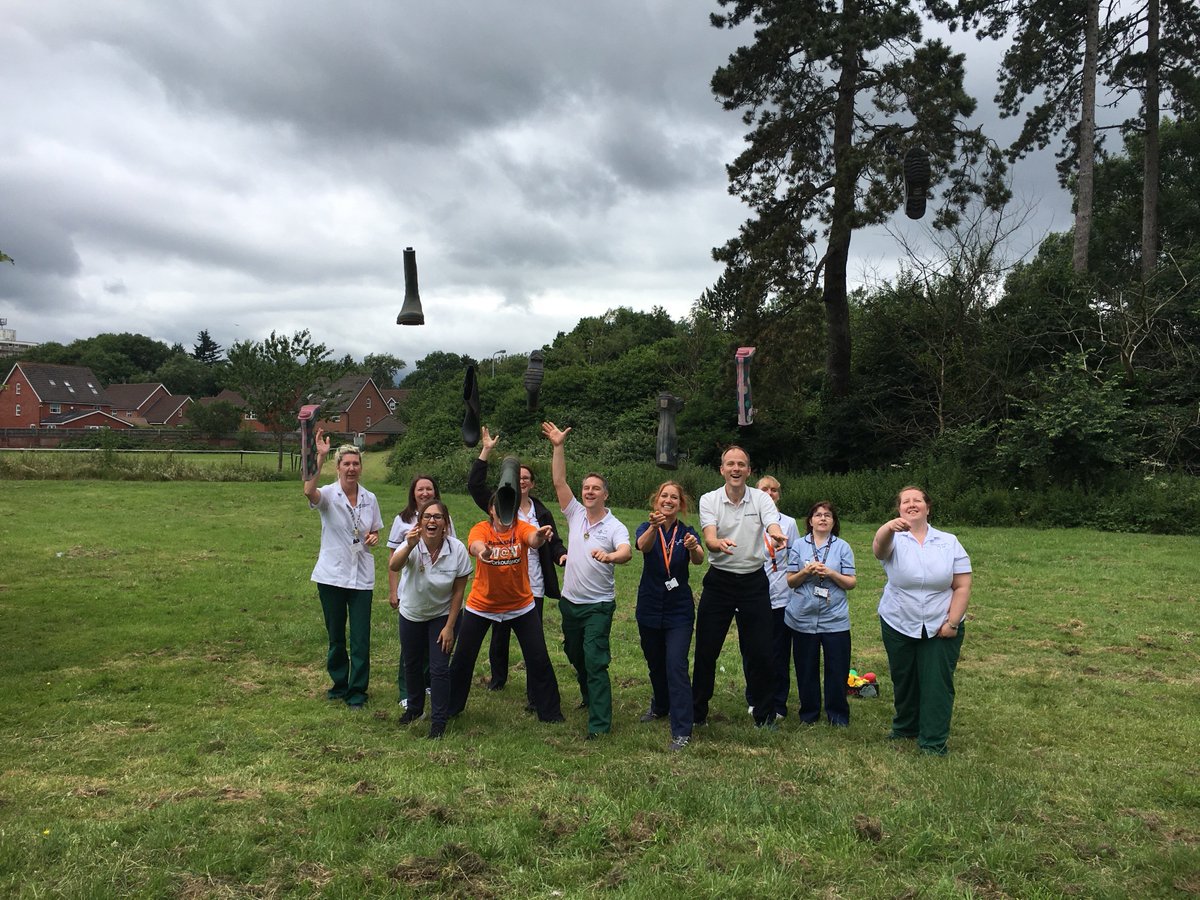 PhilippaFord1's tweet image. Thanks for a great event - CRT mini Olympics @C_VUHB #workoutatwork @thecsp @CSPWales #wellies😀