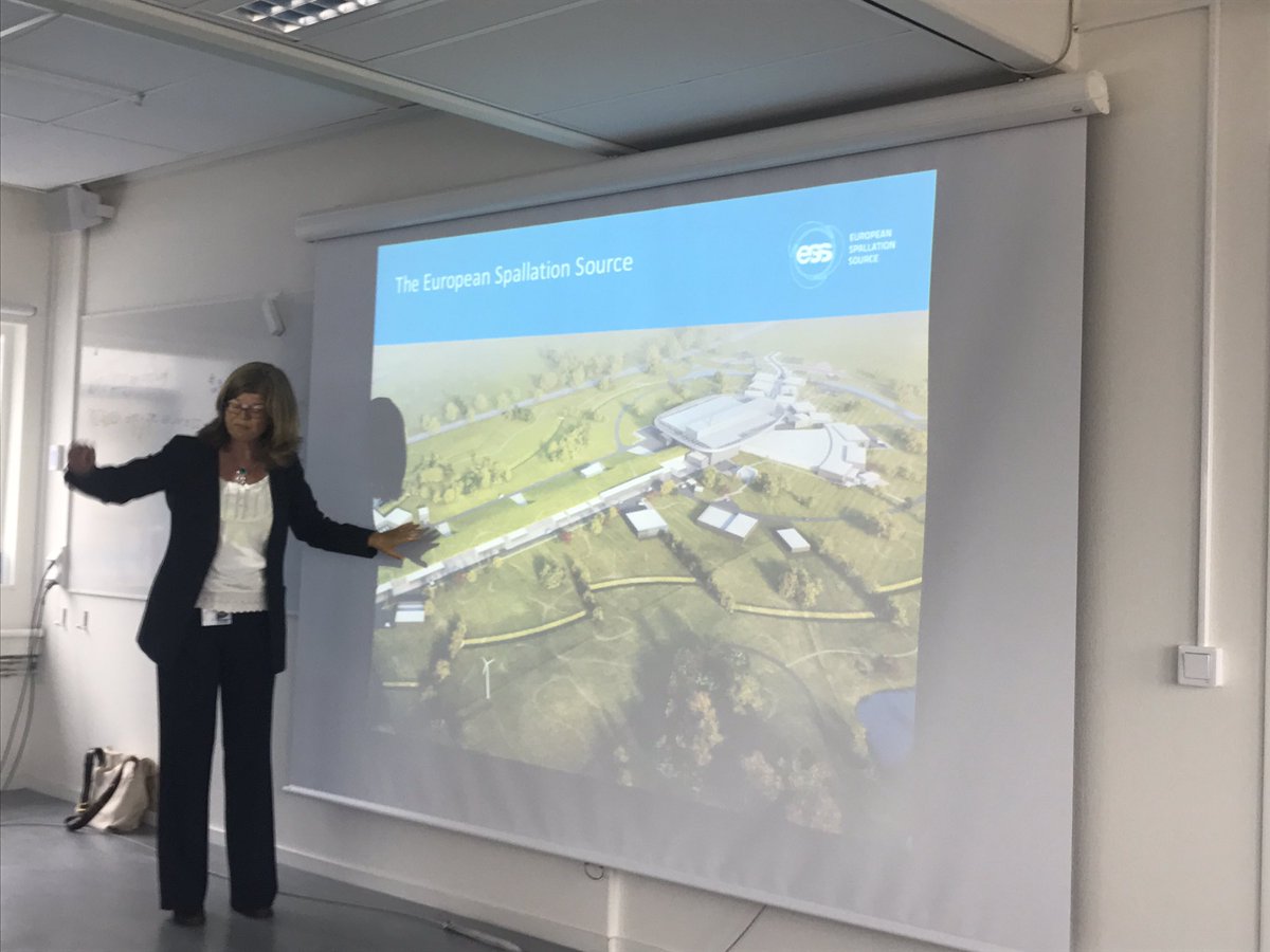 jarimakinen's tweet photo. #ess #europeanspallationsource will be the best neutron facility in the world. Being built now in #lund & will be ready 2023/25. #ECSJ2017 https://t.co/OJlnMhotUL