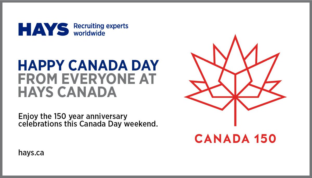 hayscanada's tweet photo. As we head into the long weekend, we want to wish you and your family a Happy Canada Day! #Canada150 #WhatCouldYouBe https://t.co/kE6XUmmF3p https://t.co/T6VU2jv4gg