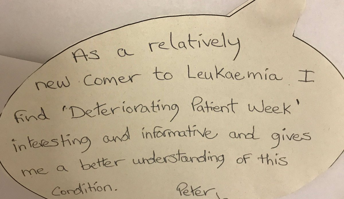UHMonklands's tweet photo. Some thoughts on what Deteriorating Patient Week has meant to our patients ❤️ #MKDPS17 https://t.co/NdJ8BsBDZ7