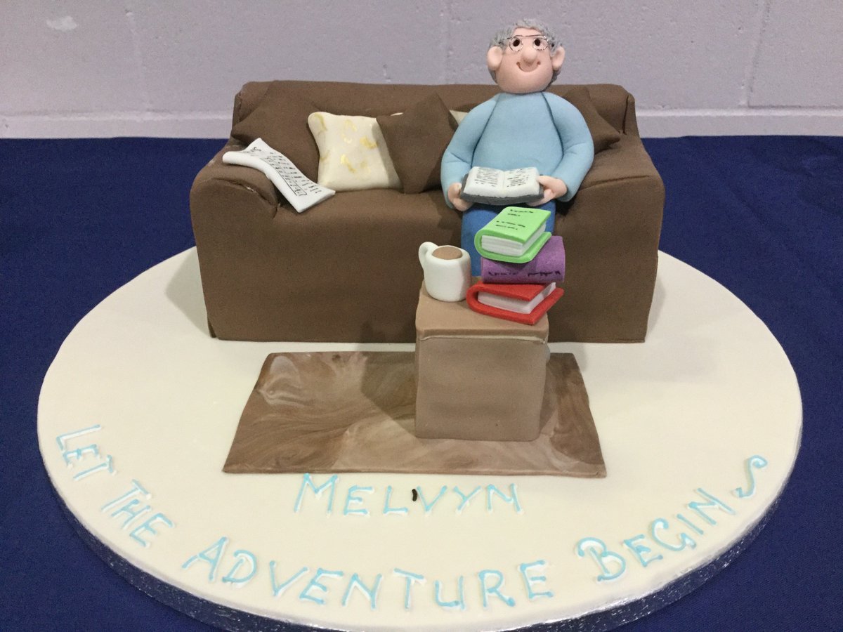 Today we said thank you, goodbye and happy retirement to our amazing Melvyn. We are going to miss you.