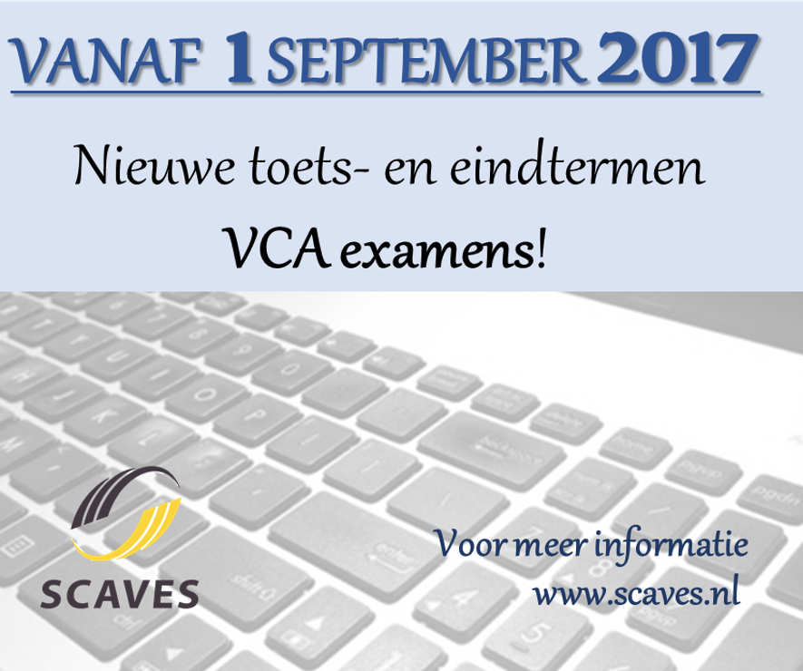 scavesnl's tweet photo. Per 1 september 2017 VCA-examens ingrijpend aangepast! Meer informatie klik op https://t.co/BVbGLRTJyn of ga naar https://t.co/ifUXTci5yL https://t.co/GUHziYuyUv