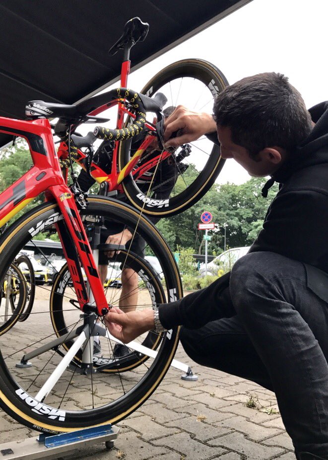 BH Bikes (@bh_bikes) on Twitter photo Hard days for #TeamDirectEnergie mechanic staff. Everything must be ready on our BH G7 Pro bikes C'est <a href="/LeTour/">Tour de France™</a> Great work guys!! #TDF2017 Hard days for #TeamDirectEnergie mechanic staff. Everything must be ready on our BH G7 Pro bikes C'est <a href="/LeTour/">Tour de France™</a> Great work guys!! #TDF2017