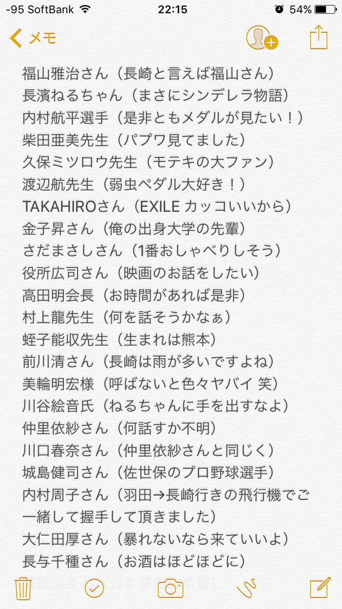 Are You Ready Twitter પર 長崎県人会を妄想で計画中です 呼びたい人順に書いてみました みんな良い人ばかりで超豪華 長崎県 長崎県人会 長崎出身の芸能人 長崎出身芸能人 長濱ねる 福山雅治 内村航平