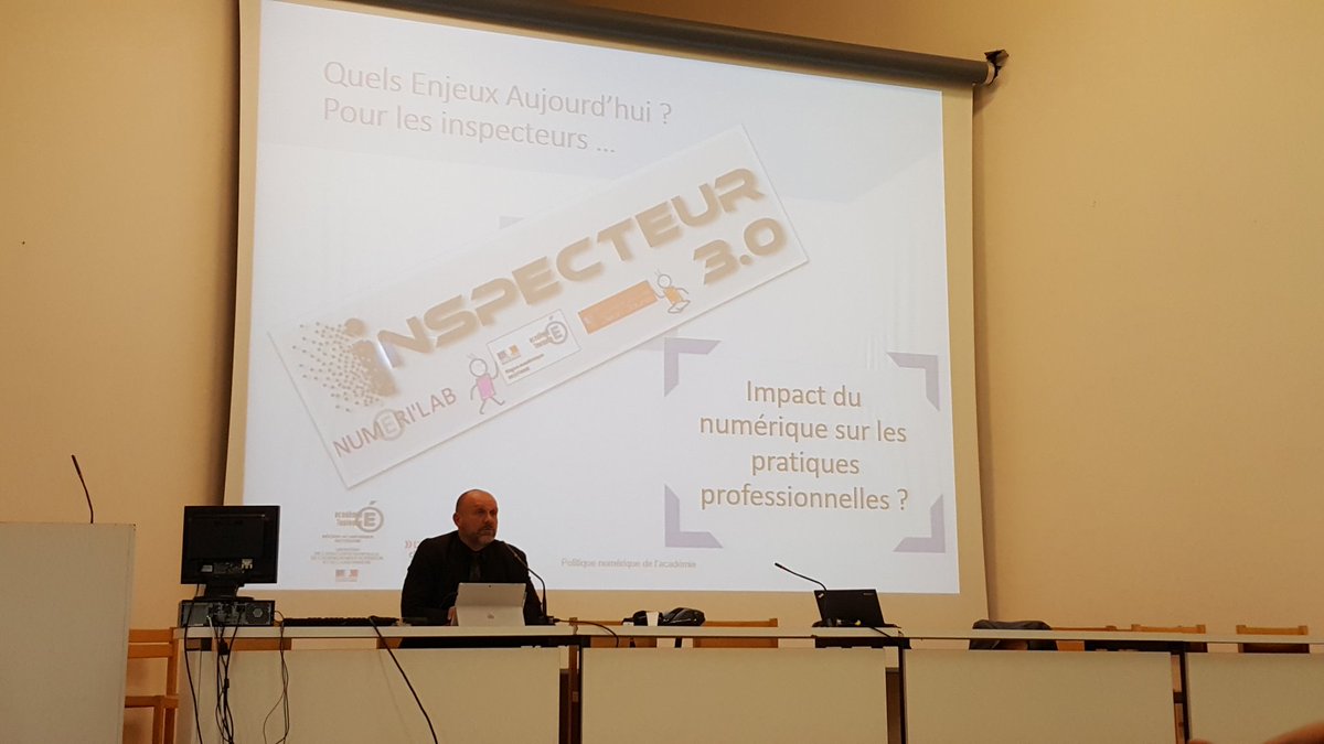 syerle31's tweet image. Le projet #Numerilab Inspecteur 3.0 présenté par @Dan31 @ChPiombo au  collège IEN @actoulouse
