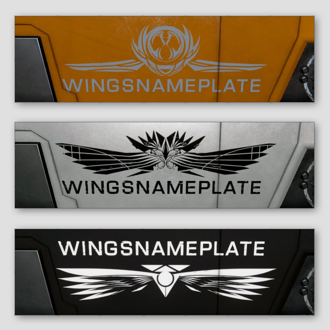 EliteDangerous's tweet photo. Commanders, customize your ships with numerous new Engine Colours &amp; Name Plates available now on PC, Xbox, and PS4. https://t.co/0FaXAvnRiU https://t.co/8ZUI5ycE8t