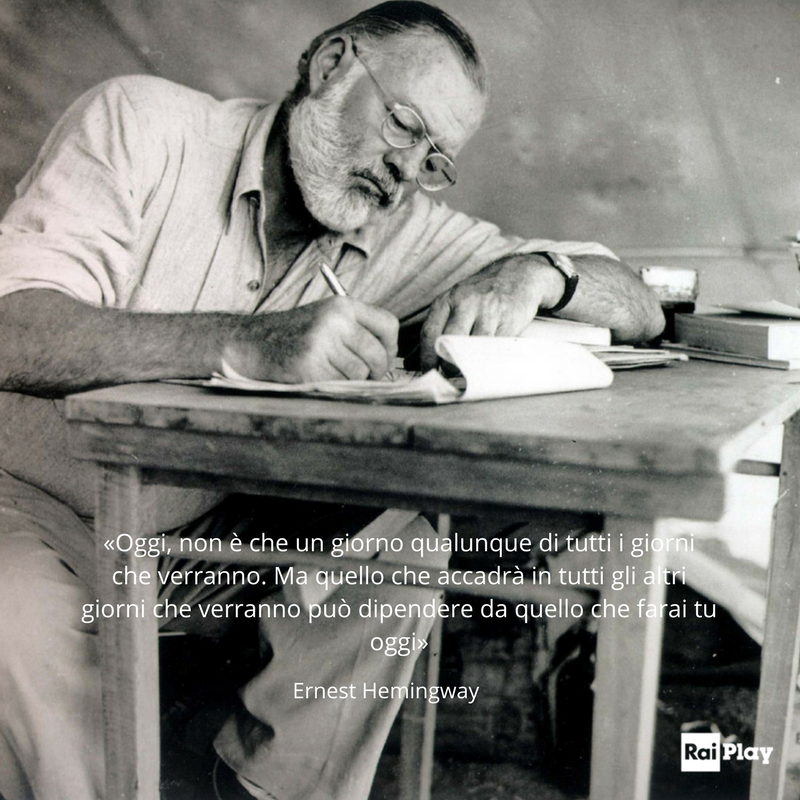 RaiPlay's tweet photo. Il #2luglio 1961 morì suicida il grande scrittore Ernest #Hemingway
Fernanda Pivano ne racconta vita e storia 📚 https://t.co/t02e5bZyWu https://t.co/DGsX3wiOBI