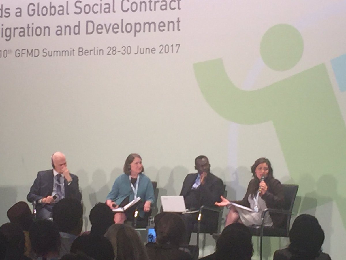 Berenice Valdez Rivera, IMUMI #GFMD_CSD Common Space: Developed states+private sector must look at policies that compel people to migrate