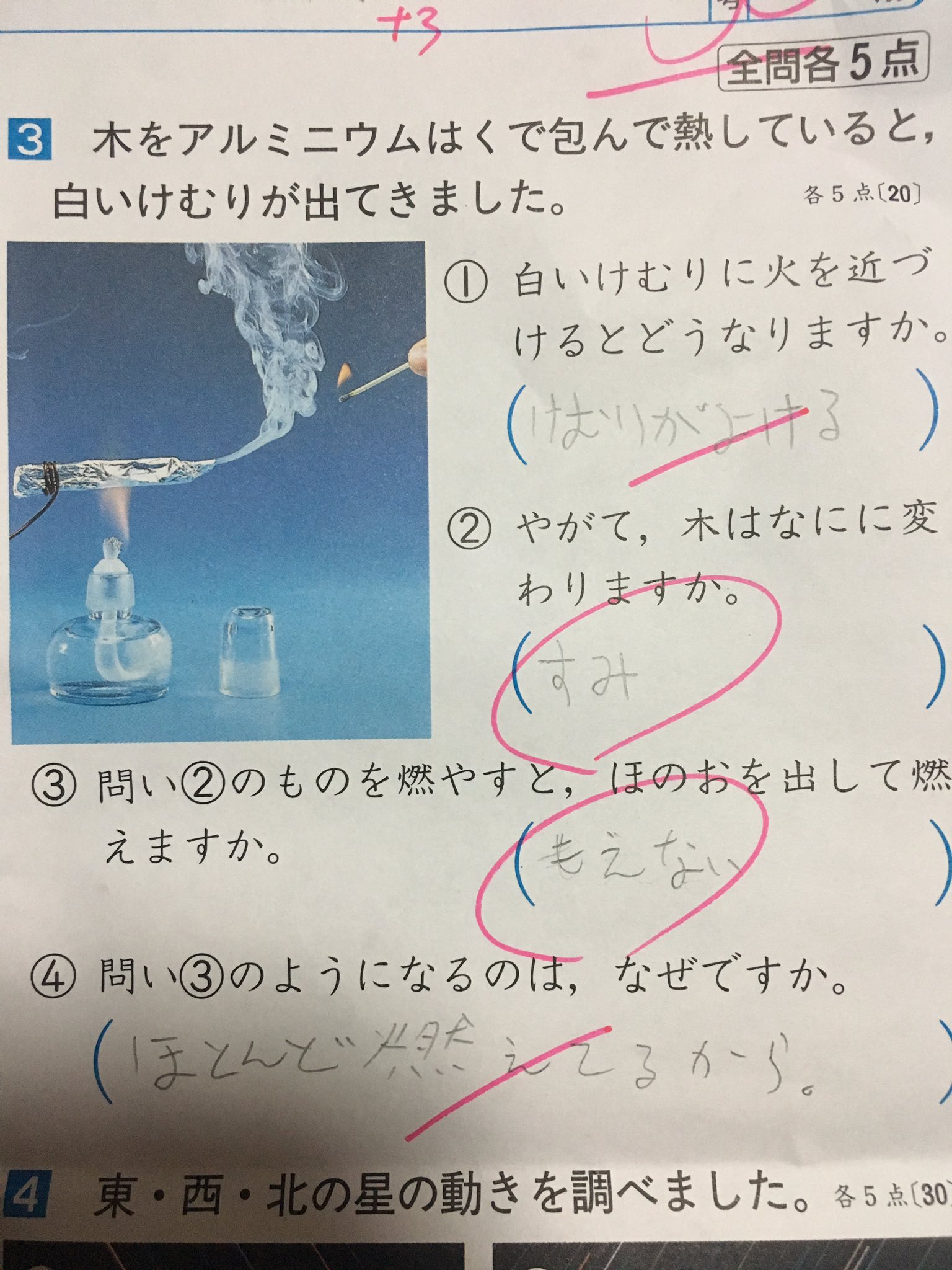 ぐーらた 懐かしいテストを発見 この問題の の答えは何ですか 小学生テスト 理科 回答 T Co G99fjwuzb1 Twitter