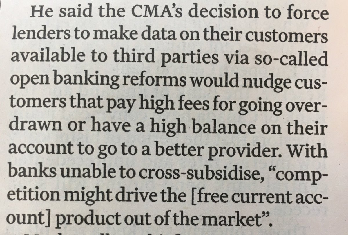 MoneyhubEnterpr's tweet image. @MAmdorsky article in FT &quot;Watchdog turns focus on to current accounts&quot; quotes CMA. We&apos;re building our version of these nudges in #FCASandbox