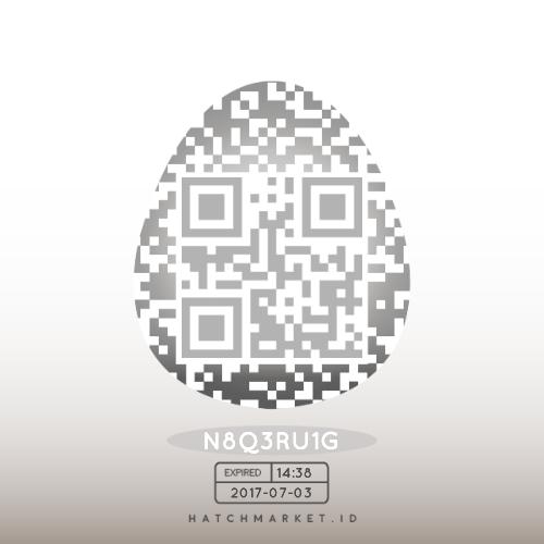Hai Hatcher !! Scan atau masukkan eggcode saya N8Q3RU1G untuk mendapatkan Emas Antam. #hatchmarket #orodocus