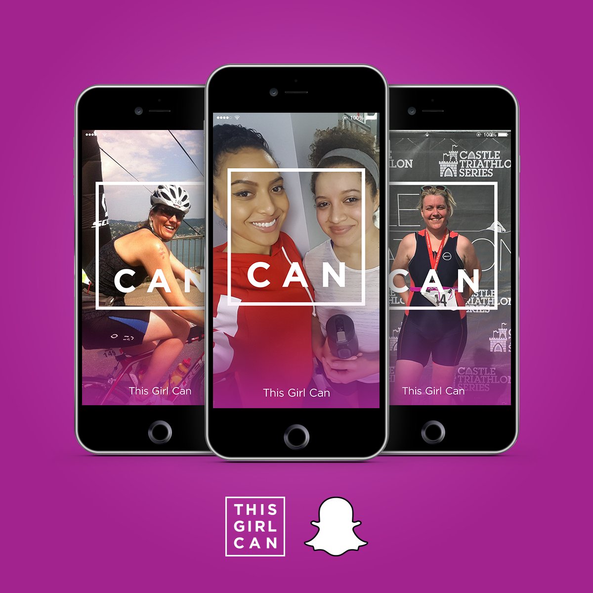 Our #ThisGirlCan Snapchat filter is back, for one day only! Swipe right and show off your workout selfie on Saturday.