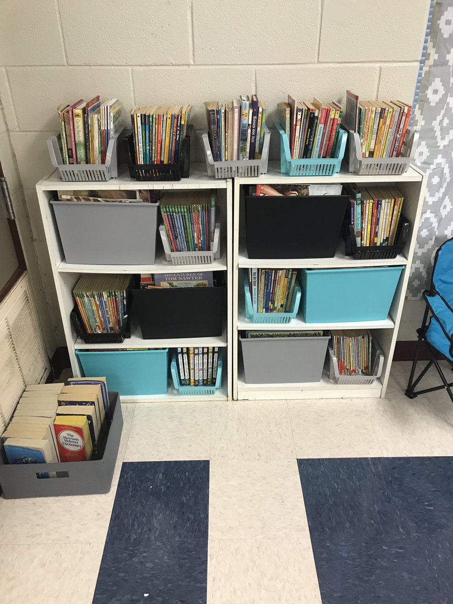 Spent yesterday afternoon organizing my classroom library #ClassroomMakeover #HarderThanItLooks #TeacherLife