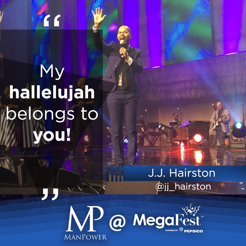 My hallelujah belongs to you! - <a href="/jj_hairston/">JJ Hairston</a> #MegaFest17