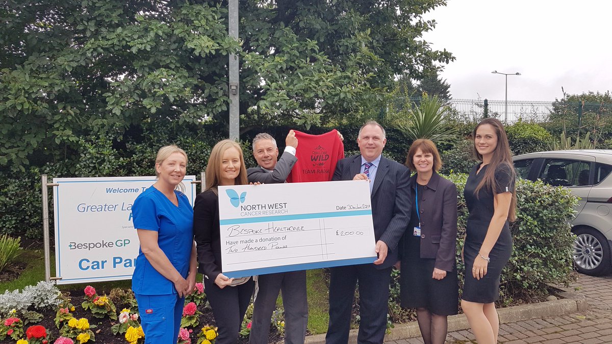 Thank you to <a href="/bespokehc/">Bespoke Healthcare</a> for donating towards #ChallengetheWild as our trustee, Mark Haig, took part over the weekend. #TeamRachael