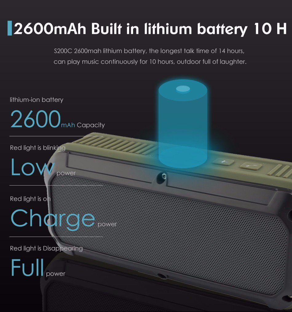 Водонепроницаемый портативный #Bluetooth динамик 964,50 руб. ali.pub/1m4772 #распродажа #скидки
