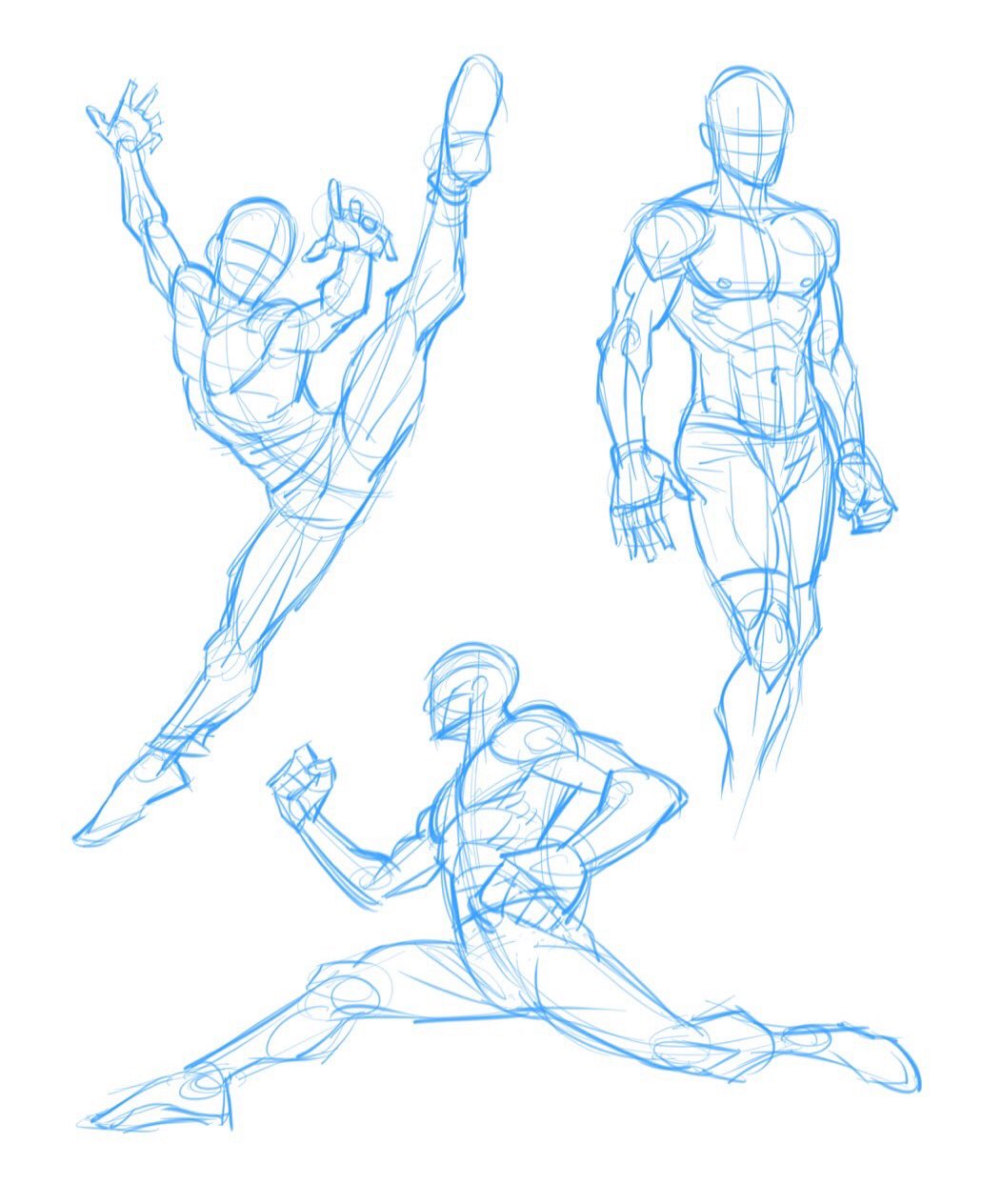 Comic Book Poses – Heroes Pack - Ram Studios Comics