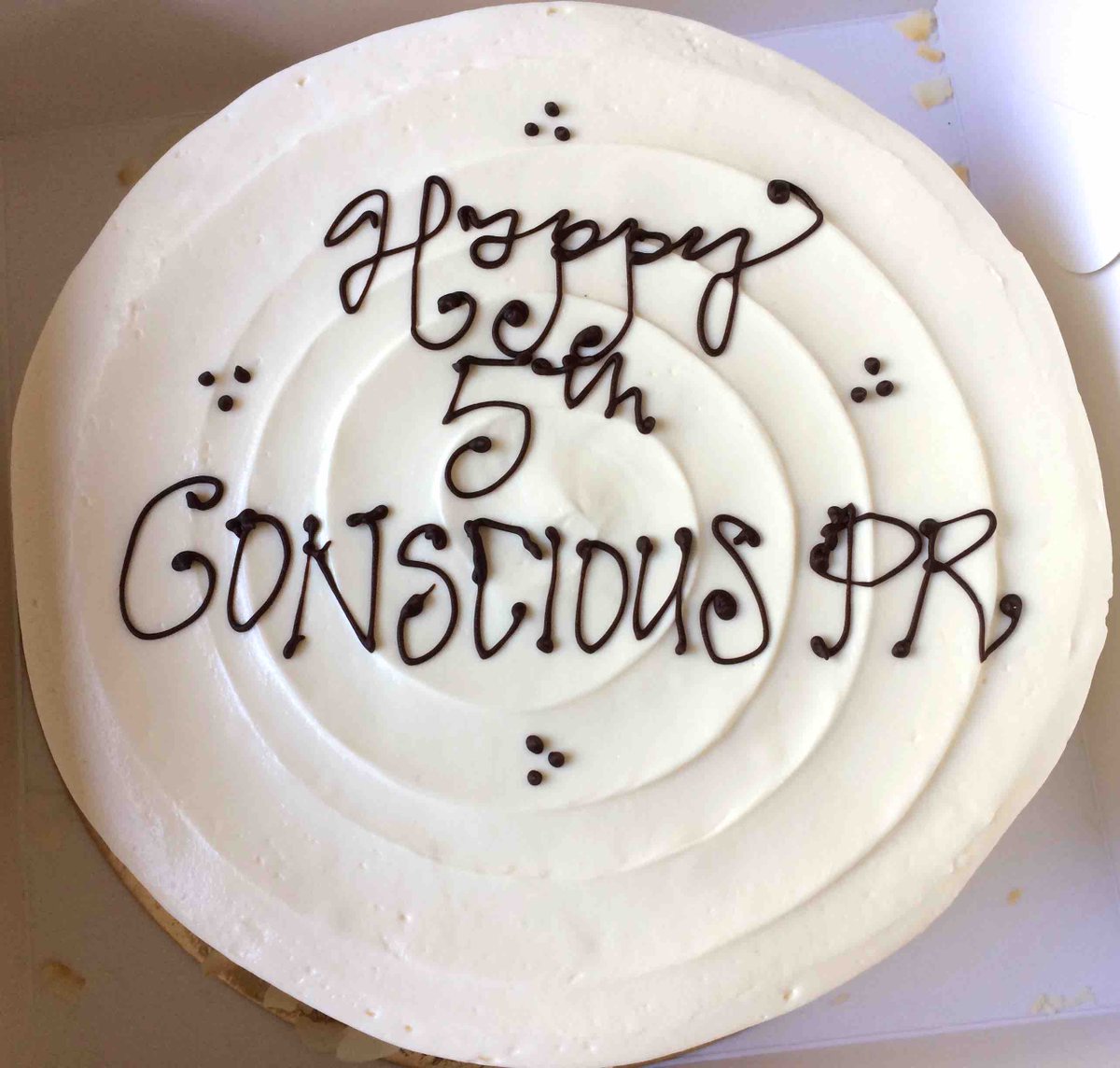 SandraNomoto's tweet photo. Happy 5th birthday, #ConsciousPR! https://t.co/Qch3ywXUR0