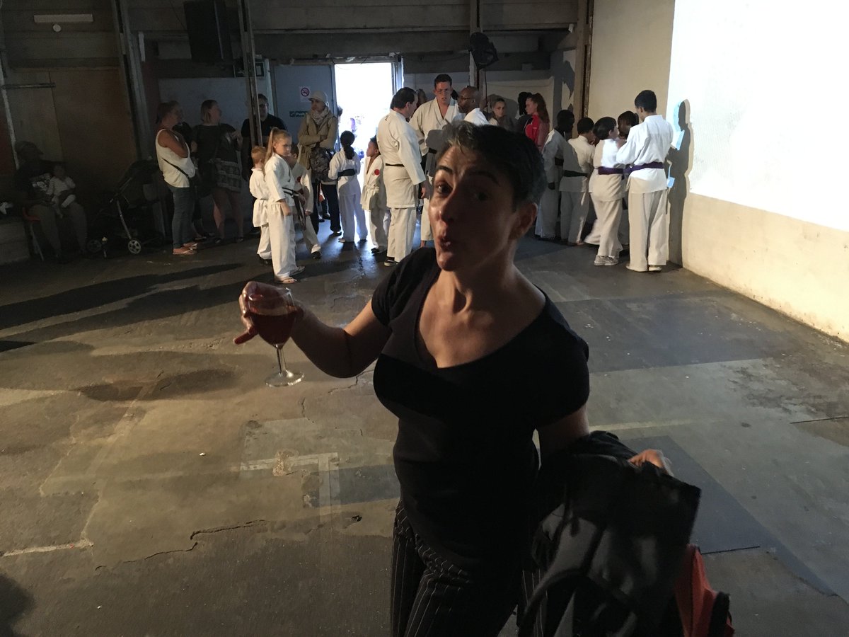 HelloSanctuary's tweet photo. .@JessWebbE9 about to take her seat as we await the performance of Sharks Karate! #HackneyAwards https://t.co/SLIQQP3Ooo