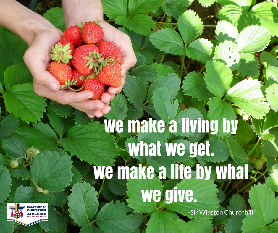 Be a giver. #give #live