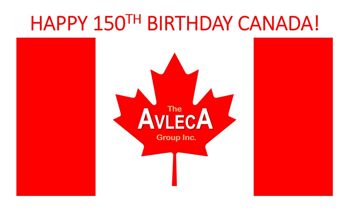 AvlecaGroup's tweet image. Happy Canada Day from The Avleca Group! #Canada150 #Avleca ow.ly/gTSW30d8fiP