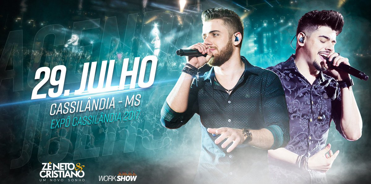 29-07-2017 - Zé Neto e Cristiano em Cassilândia MS Evento: Expô Cassilândia 2017 Ingresso: goo.gl/UWRw5a