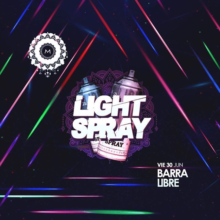 mandala_sp's tweet photo. 🎆 LightSpray
📅 Viernes 30 de Junio
🗣 Barra libre hasta las 10pm en lista. 
🍼 Promos flash cada hora
#MandalaCR https://t.co/uckJx0uRsR