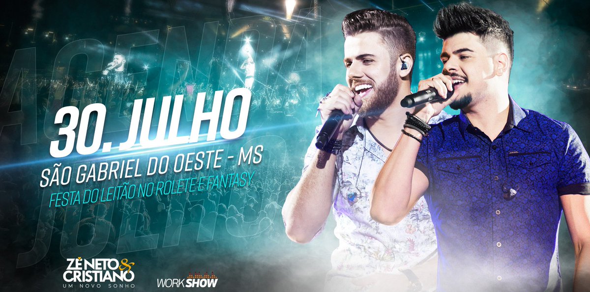 30-07-2017 - Zé Neto e Cristiano em São Gabriel do Oeste - MS Evento: Festa do Leitão no Rolete e Fantasy