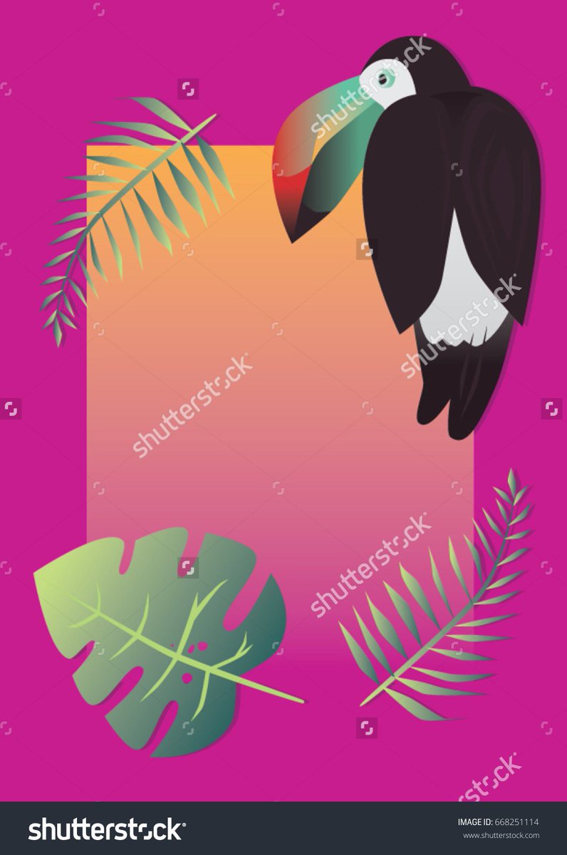 tajsicteodora's tweet photo. https://t.co/ToEuIaljF2 #toucan #exotic #tropical #leaf #jungle #animal #wild #vector #illustration #design #GreetingCards #Postcards # https://t.co/qA3qCAZpRV