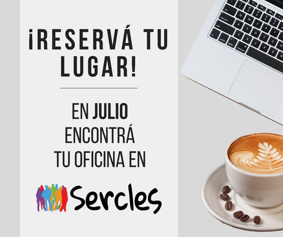 SerclesArg's tweet image. Empieza Julio, no te quedés sin tu lugar en Sercles
+ info: info@sercles.com