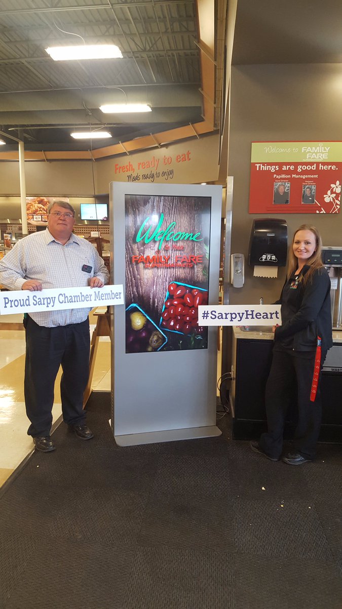 Thank you @shopfamilyfare Papillion for supporting the community! #sarpyheart