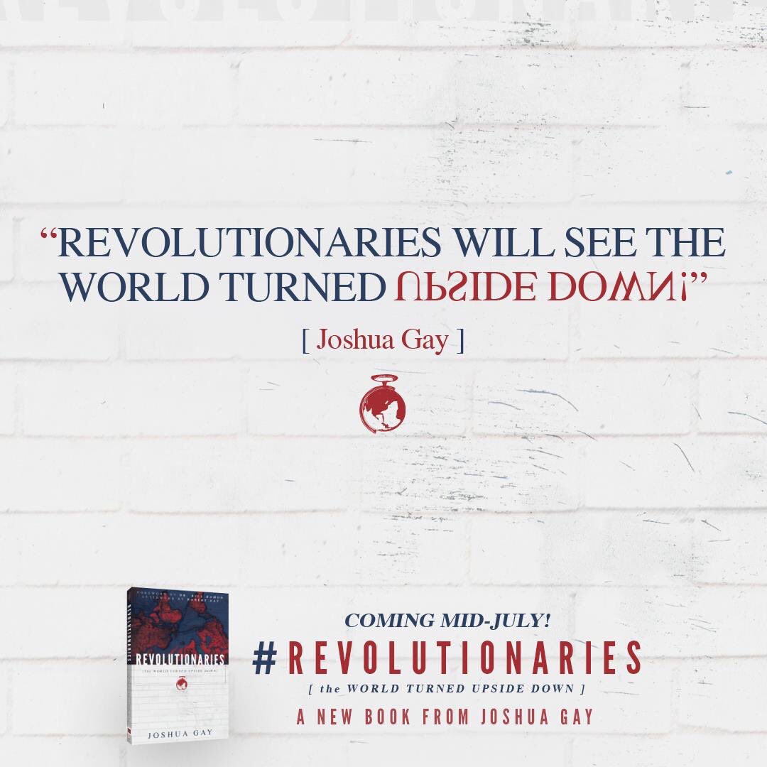 PastorJoshuaGay's tweet photo. Excited to share this book with the world! #revolutionaries https://t.co/IcnpWLcc7I