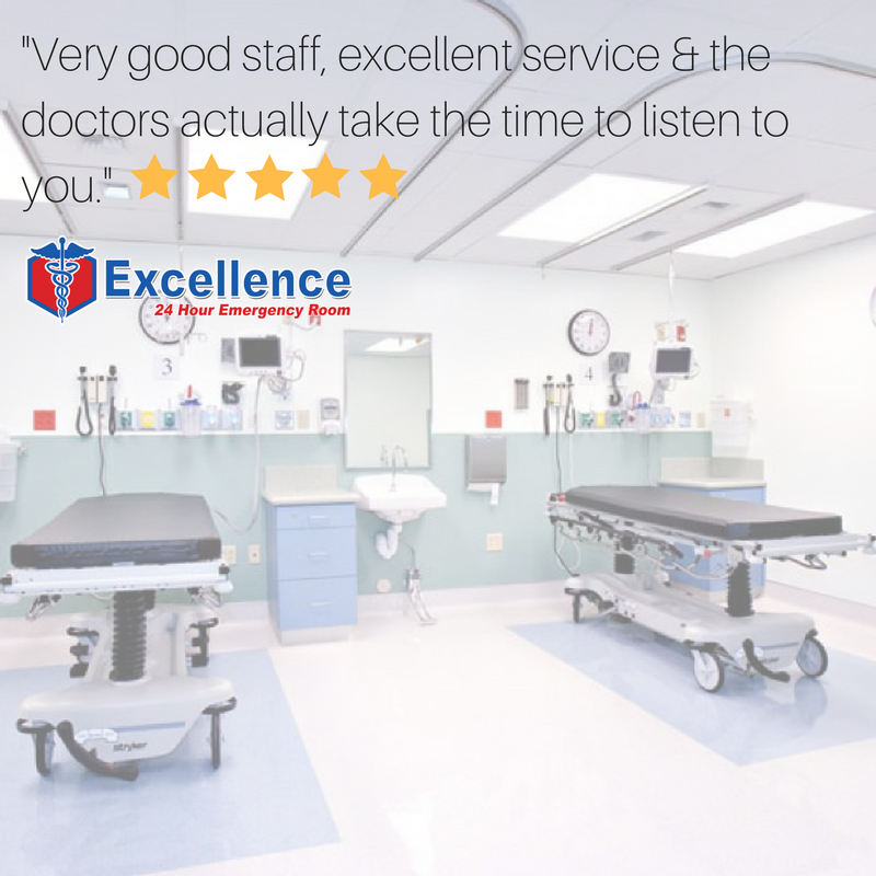ExcellenceER_TX's tweet photo. #FeedbackFriday // the real difference between us &amp; a traditional ER is the time &amp; attention our patients receive from our medical team! https://t.co/Cqbr8JfsmV
