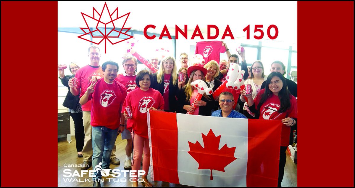 Our team getting ready to celebrate #Canada150 Enjoy your celebrations and remember to have some fun, eh!