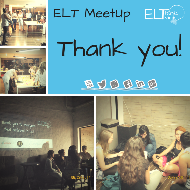 ELT_ThinkTank's tweet photo. Thank you to everyone that was with us last night! Can't wait to see you again in two months! #ELTlearning #ELTthinkers #ELTThinkTank #TESOL https://t.co/8uyZiHiw5O