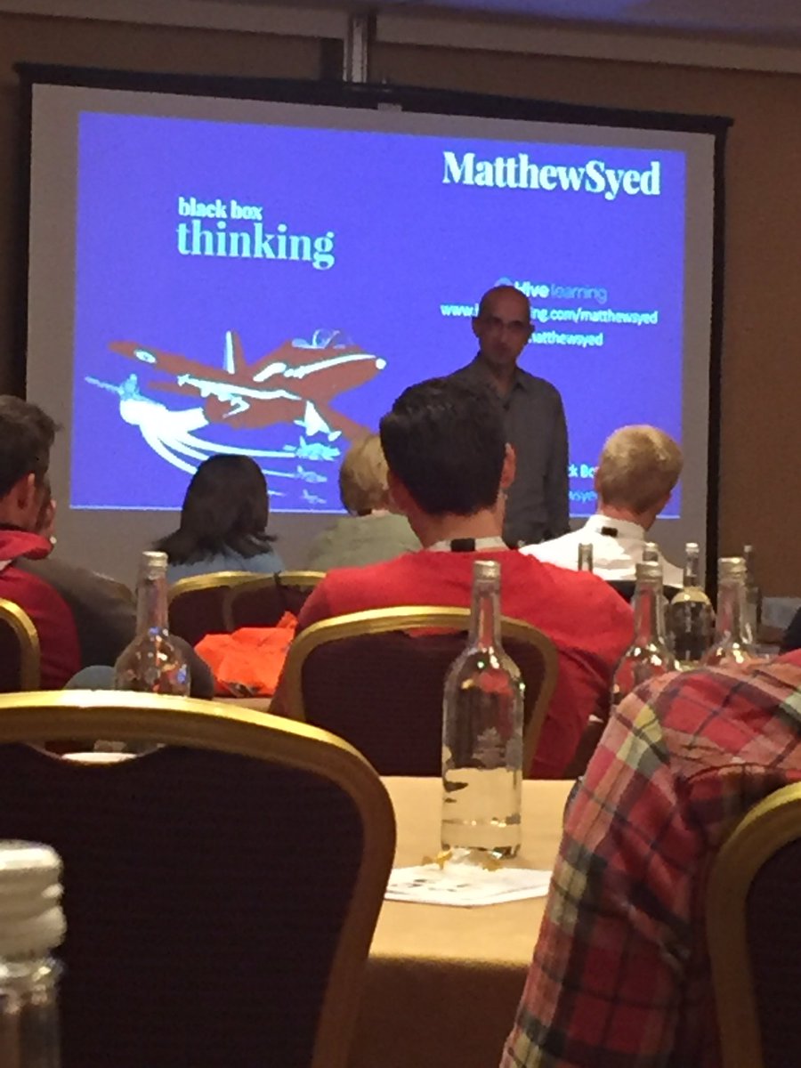 loopylouisep's tweet photo. #MathsGLOWs Matthew Syed great talk great day! https://t.co/FV3847My47